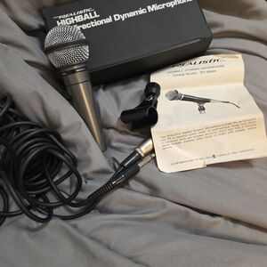 Realistic Highball Microphone - Black and Silver